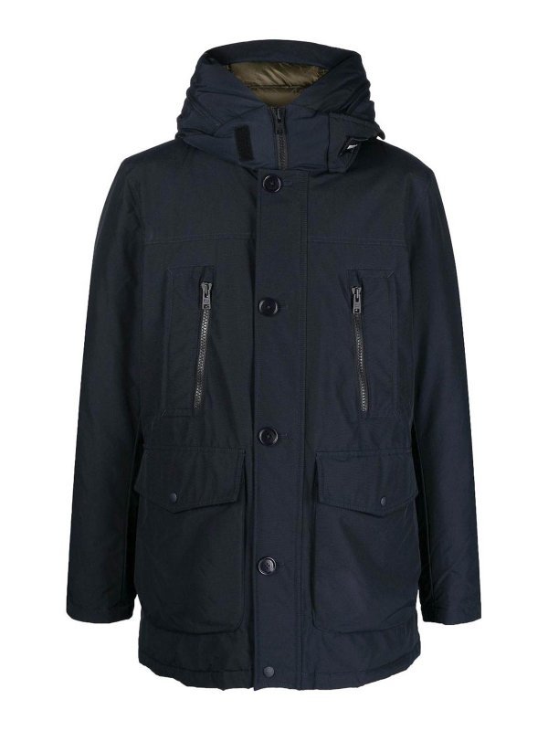 WOOLRICH: パーカー - パーカー - ブルー