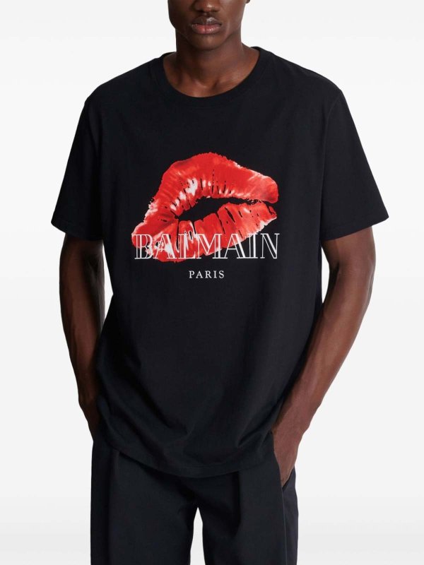 The Best Shops Balmain: Camisetas - Camiseta - Negro