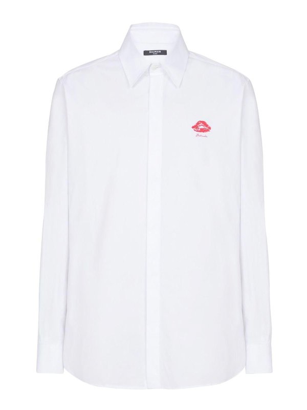 Balmain: シャツ - シャツ - 白