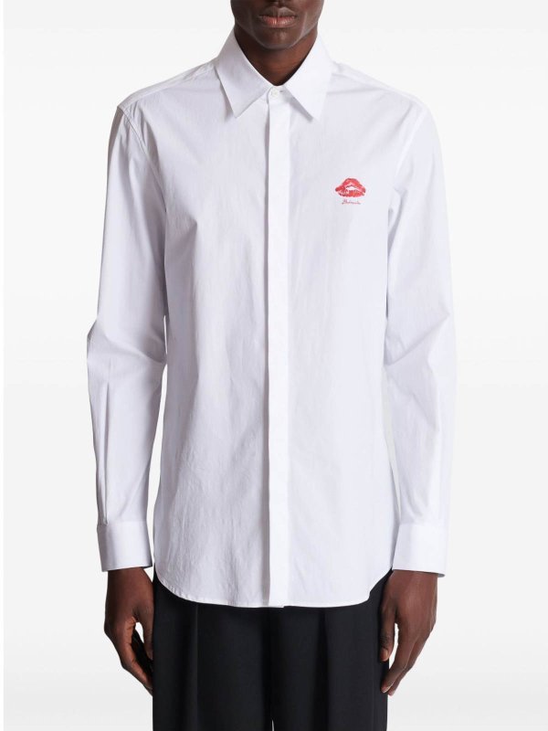 シャツ - 白 shop online: Balmain