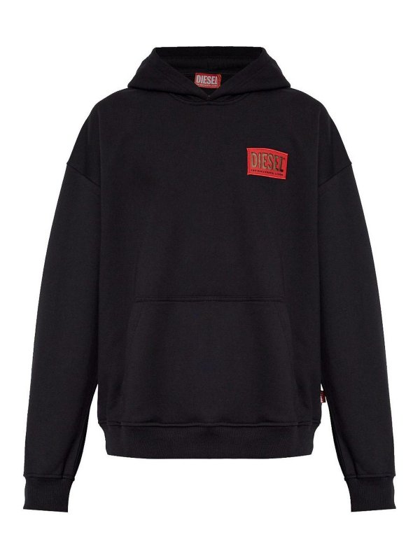 DIESEL: Sweatshirts und Pullover - Sweatshirt - Schwarz