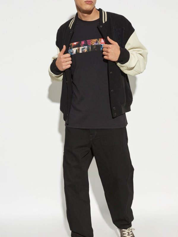 DIESEL: Tシャツ online - Tシャツ - 黒