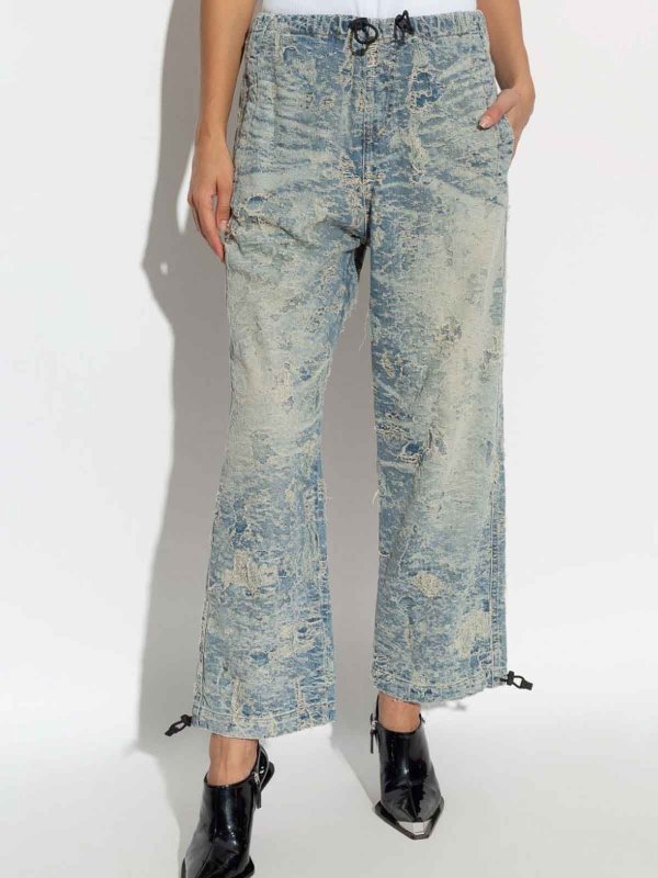 DIESEL: ストレートジーンズ online - ストレートジーンズ - ブルー