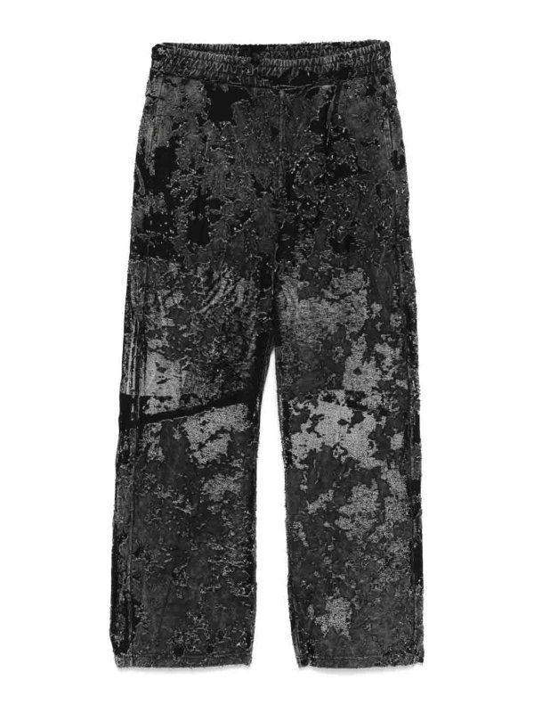 DIESEL: ストレートジーンズ - ストレートジーンズ - 黒