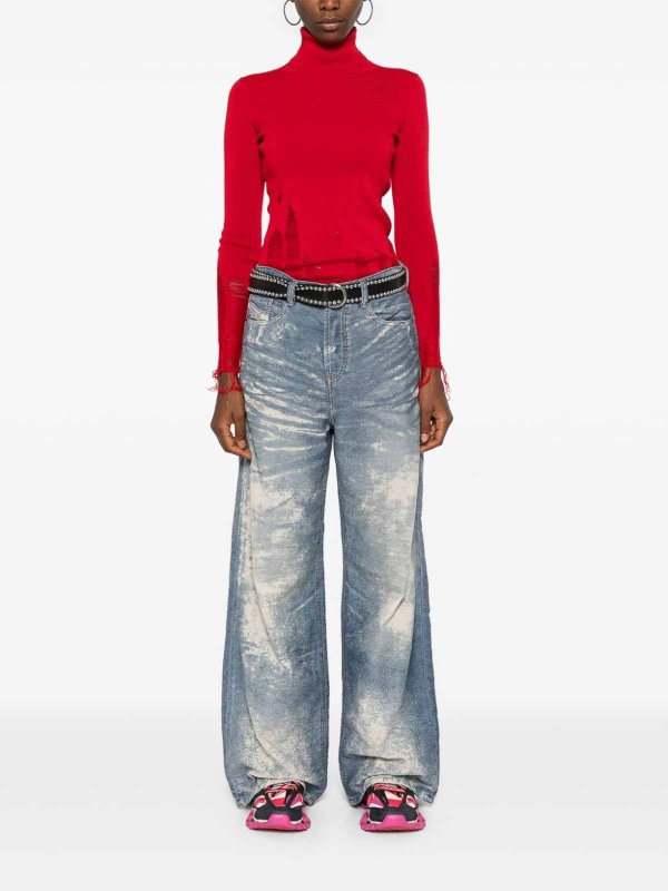 ストレートジーンズ - ブルー shop online: DIESEL