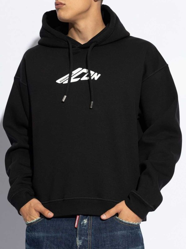 The Best Shops DSQUARED2: Sudaderas y suéteres - Sudadera - Negro