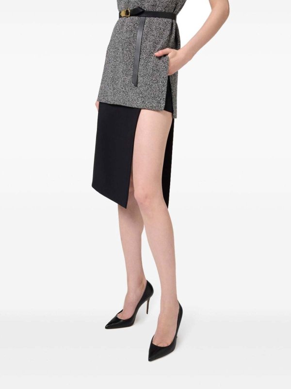 ELISABETTA FRANCHI: Faldas media pierna y semilargas online - Falda Semilarga - Negro