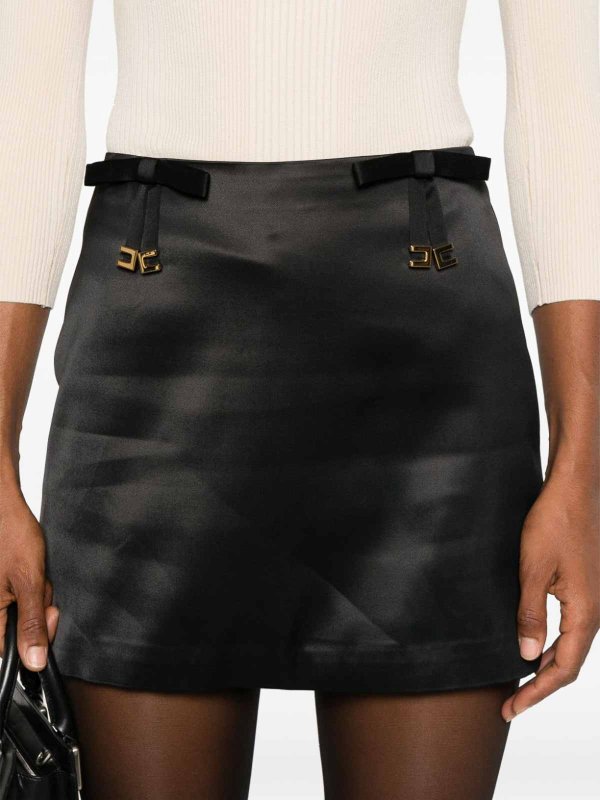 The Best Shops ELISABETTA FRANCHI: Robe longueur genou - Robe Au Genou - Noir