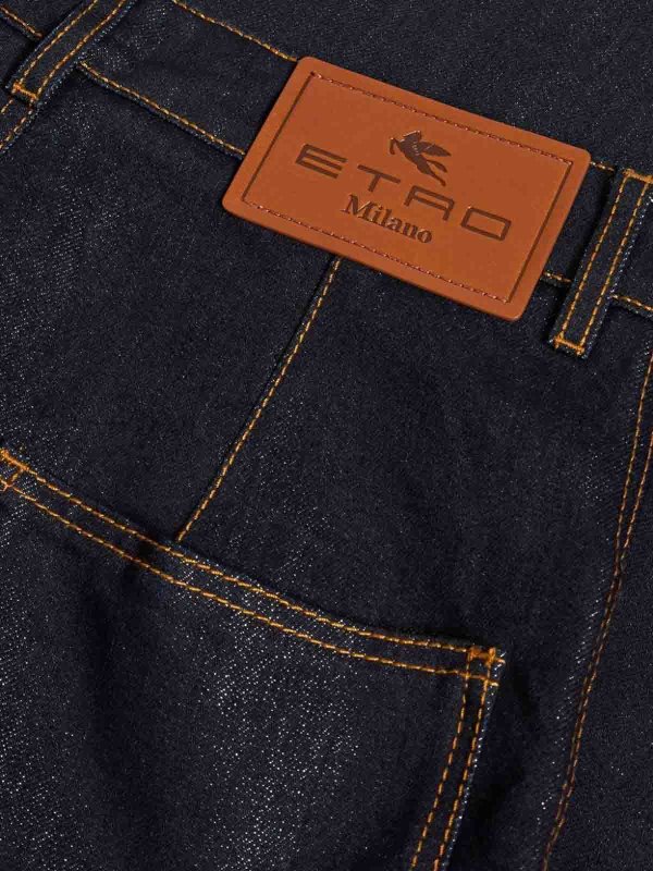 ETRO: Bootcut online - Bootcut Jeans - Blau