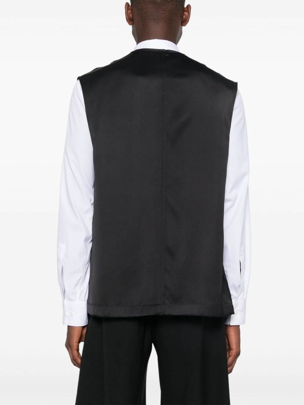 The Best Shops JIL SANDER: Gilets tricot - Gilet - Noir