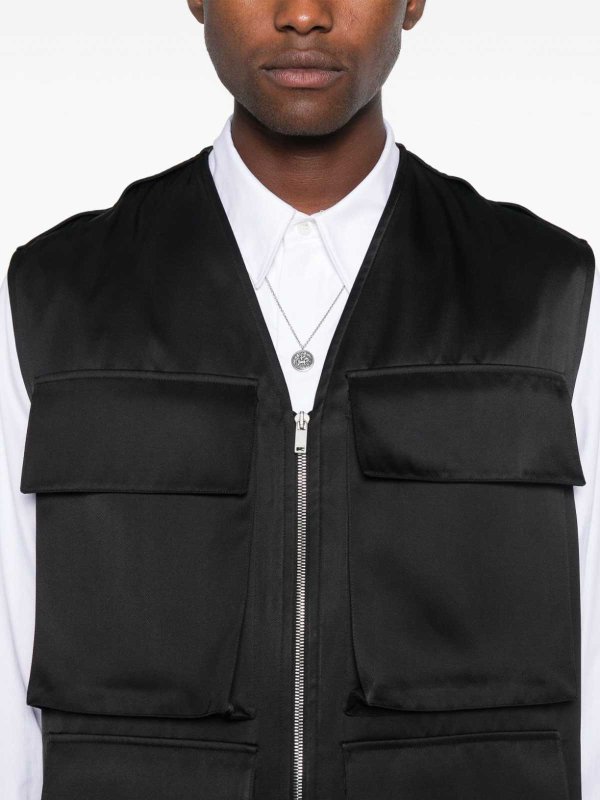 Gilet - Noir shop online: JIL SANDER