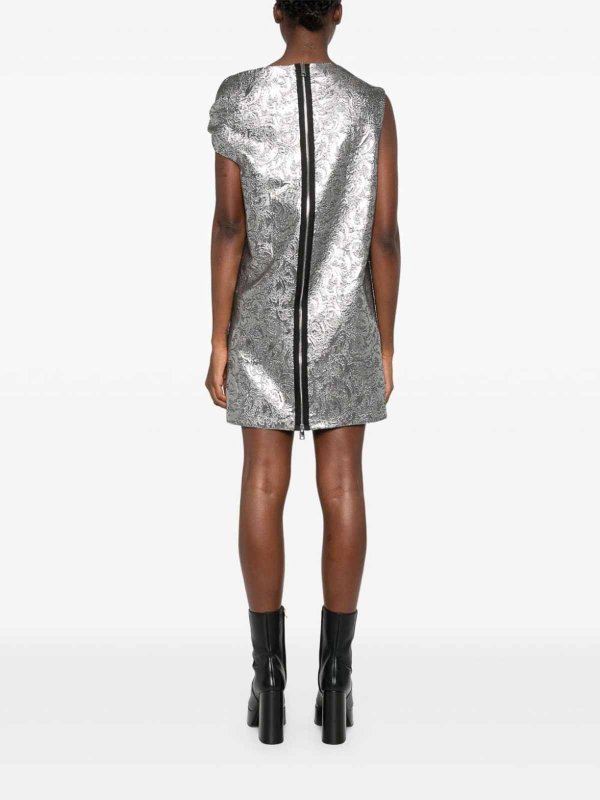 m.s.g.m. buy online Vestido Corto - Plata