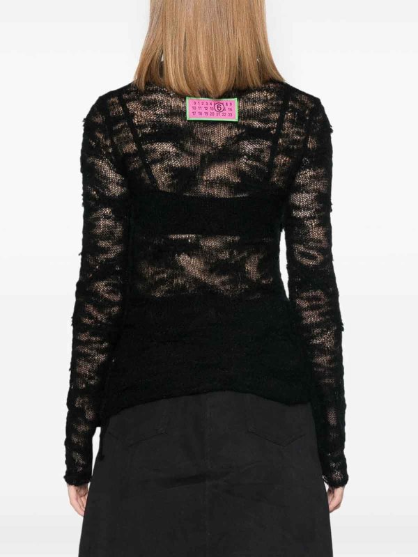 MM6 MAISON MARGIELA: クルーネック online - クルーネック - 黒