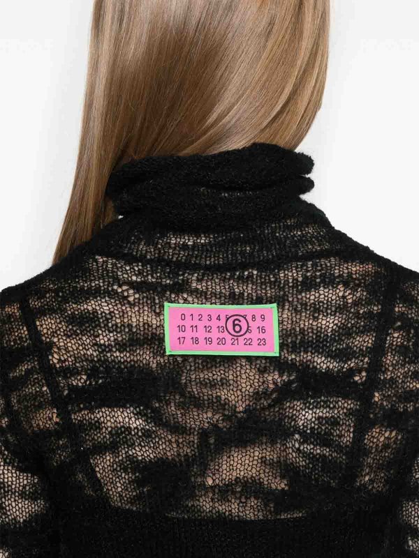 MM6 MAISON MARGIELA buy online クルーネック - 黒