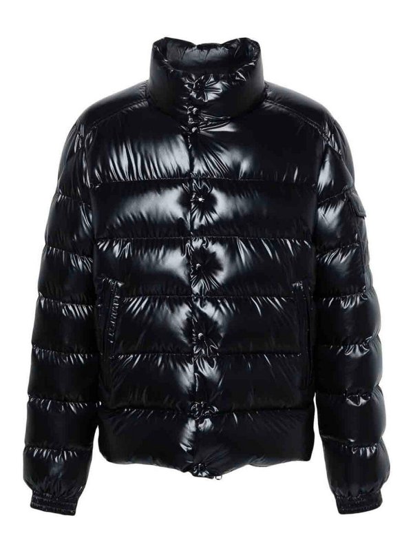 MONCLER: Chaquetas y Chaquetones acolchados - Chaqueta Alcochada - Azul