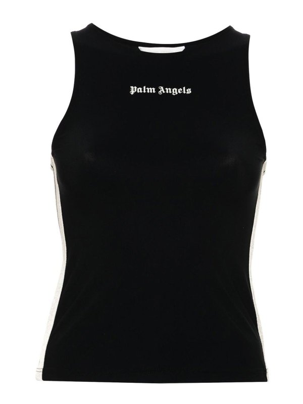 Palm Angels: T-shirts - T-Shirt - Weiß