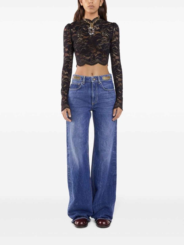 The Best Shops RABANNE: ストレートジーンズ - ストレートジーンズ - ブルー