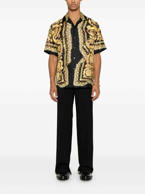 VERSACE buy online シャツ - 黒