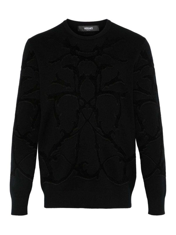 VERSACE: maglia collo rotondo - Maglione