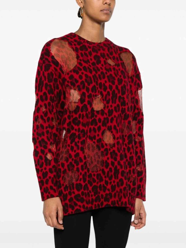 VERSACE buy online Suéter Cuello Redondo - Rojo