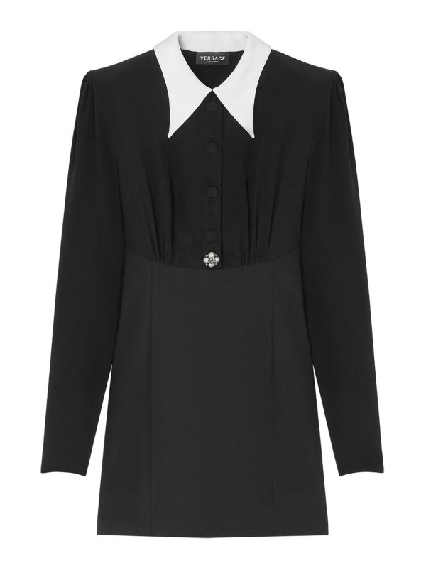 VERSACE: Vestidos cortos - Vestido Corto - Negro