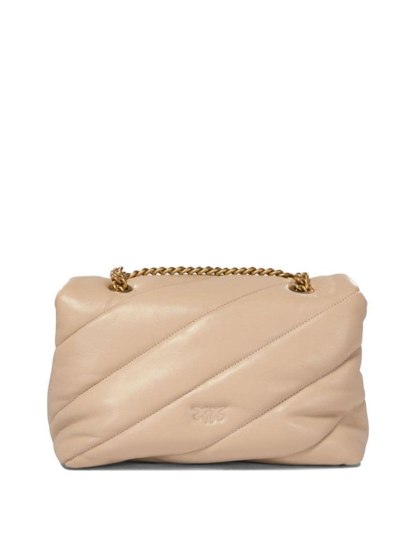 Pinko: Schultertaschen online - Schultertasche - Beige