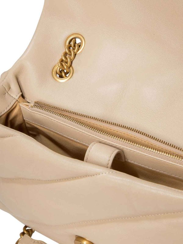 The Best Shops Pinko: Schultertaschen - Schultertasche - Beige