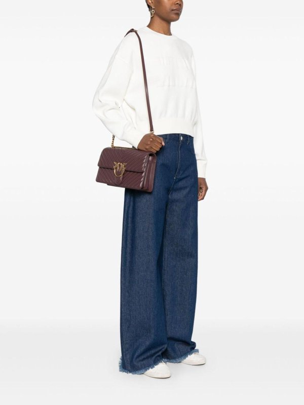 The Best Shops Pinko: Umhängetaschen - Umhängetasche - Braun