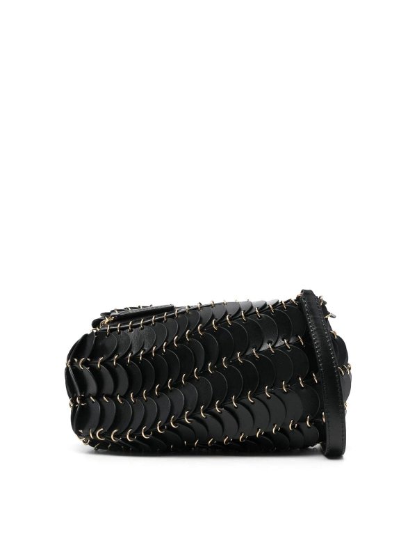 PACO RABANNE: クロスボディバッグ - クロスボディバッグ - 黒