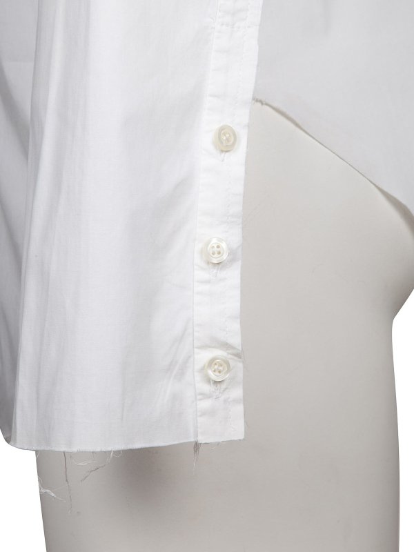 MARCO CASTELLI: shirts online - Long white cotton shirt
