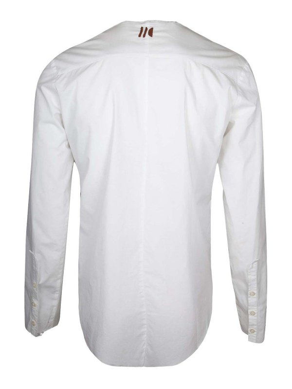 The Best Shops MARCO CASTELLI: shirts - Long white cotton shirt