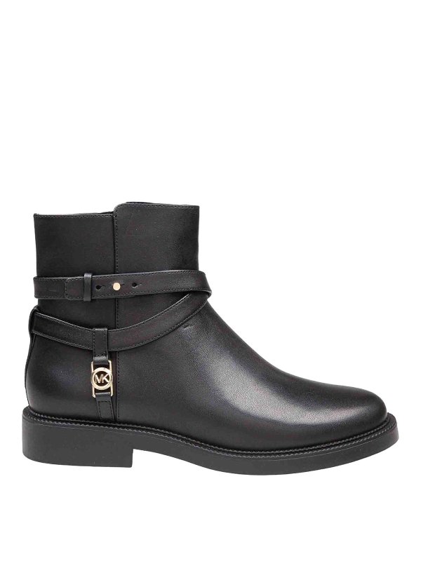 MICHAEL KORS: ankle boots - Abigail ankle boot in black leather