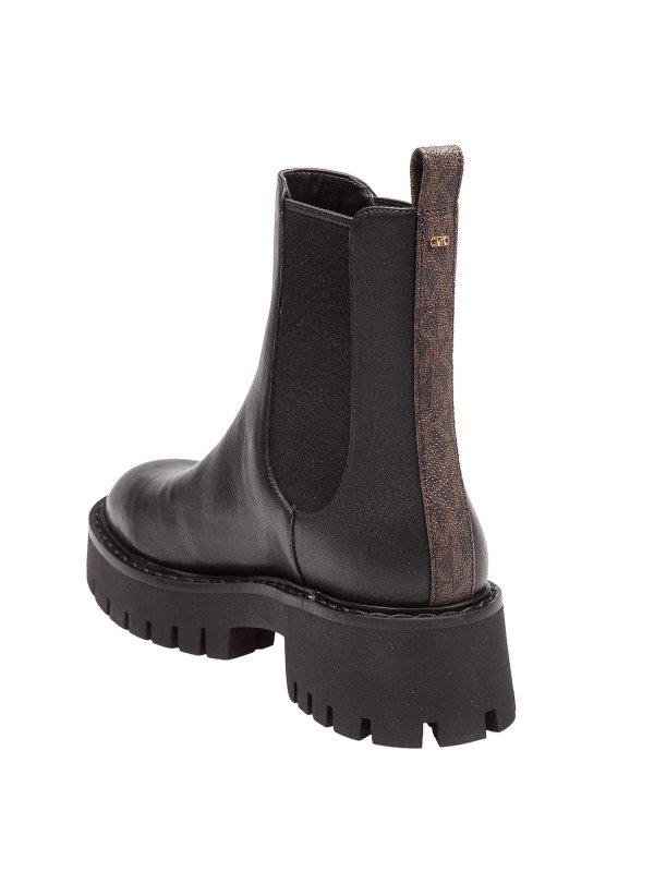 The Best Shops MICHAEL KORS: ankle boots - Asher Flat Ankle Boot In Black Leather