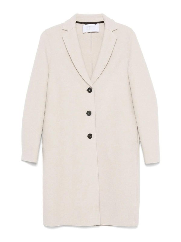 HARRIS WHARF LONDON: long coats - Wool Coat