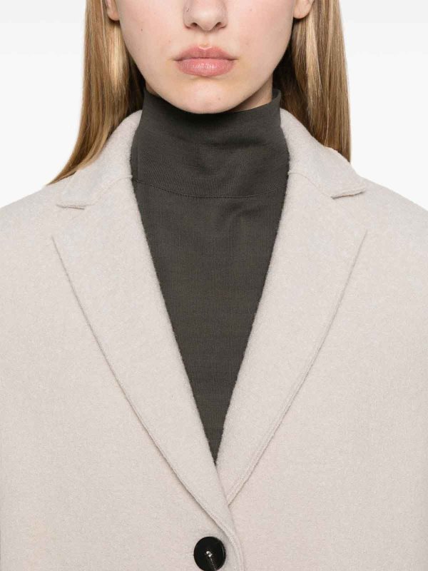 Wool Coat shop online: HARRIS WHARF LONDON