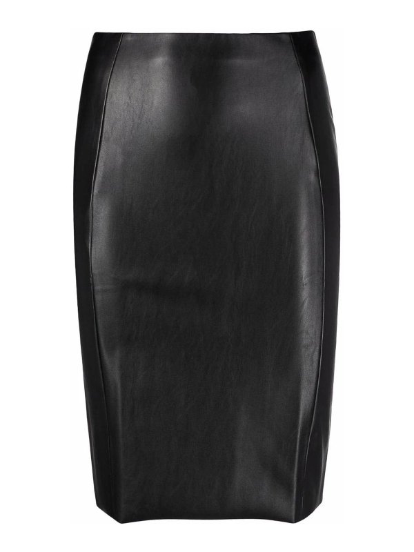 WOLFORD: ニーレングススカート＆ミディ丈 - 膝丈/ミディスカート - 黒