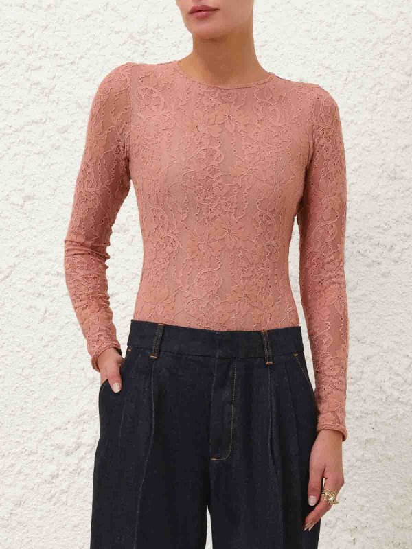 ZIMMERMANN: Tops y camisetas sin mangas online - Top - Rosado