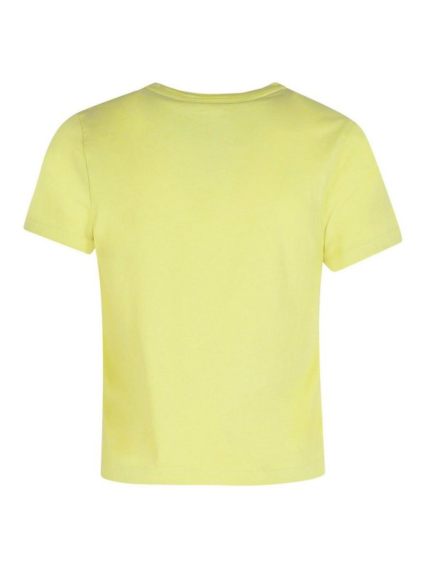 MAISON KITSUNÉ: Camisetas online - Camiseta - Amarillo