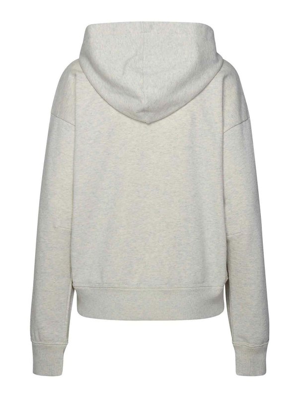 ISABEL MARANT: Sweatshirts & Sweaters online - Sylla Sweatshirt In Grey Cotton Blend