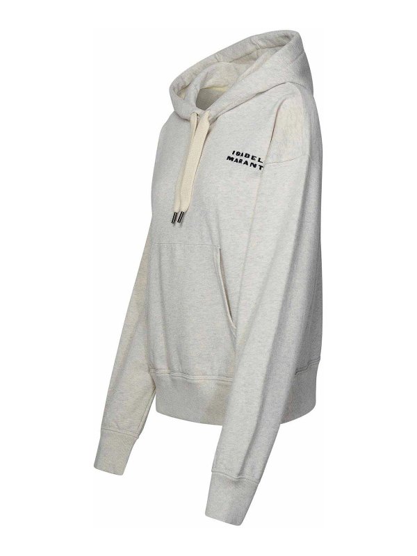 The Best Shops ISABEL MARANT: Sweatshirts & Sweaters - Sylla Sweatshirt In Grey Cotton Blend