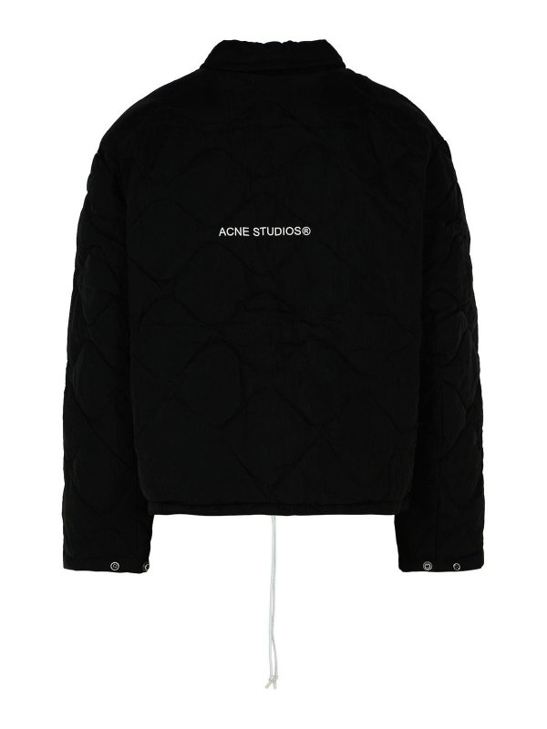Acne Studios: casual jackets online - Black Nylon Jacket