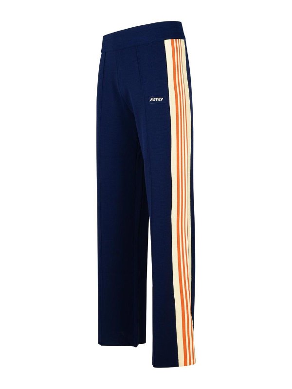 The Best Shops AUTRY: tracksuit bottoms - Jogger Navy Viscose Blend Pants