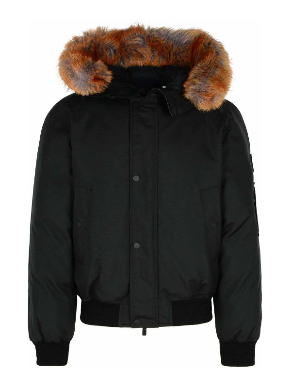 BURBERRY: bombers - Black Nylon Bomber Jacket