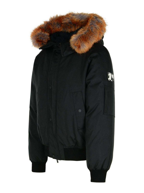 The Best Shops BURBERRY: bombers - Black Nylon Bomber Jacket