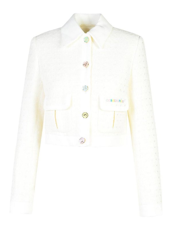 CASABLANCA: カジュアルジャケット - カジュアルジャケット - 白