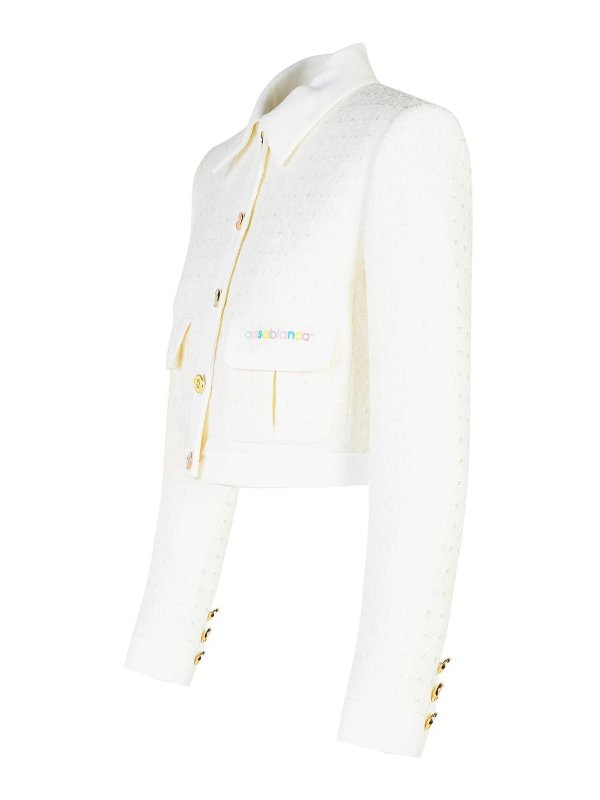 The Best Shops CASABLANCA: カジュアルジャケット - カジュアルジャケット - 白