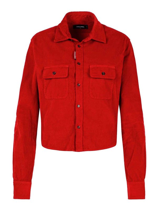 DSQUARED2: Hemden - Hemd - Rot
