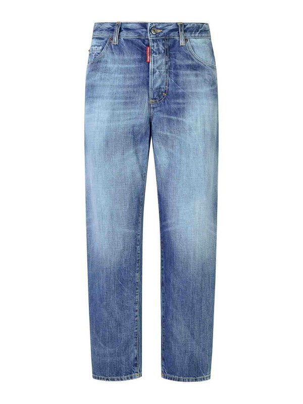 DSQUARED2: Bootcut - Bootcut Jeans - Blau