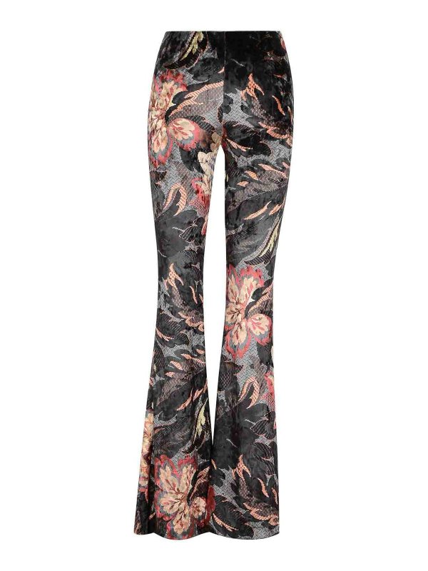 ETRO: casual trousers - Multicolor Polyester Pants