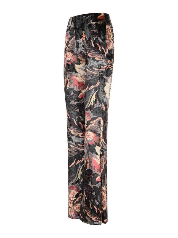The Best Shops ETRO: casual trousers - Multicolor Polyester Pants